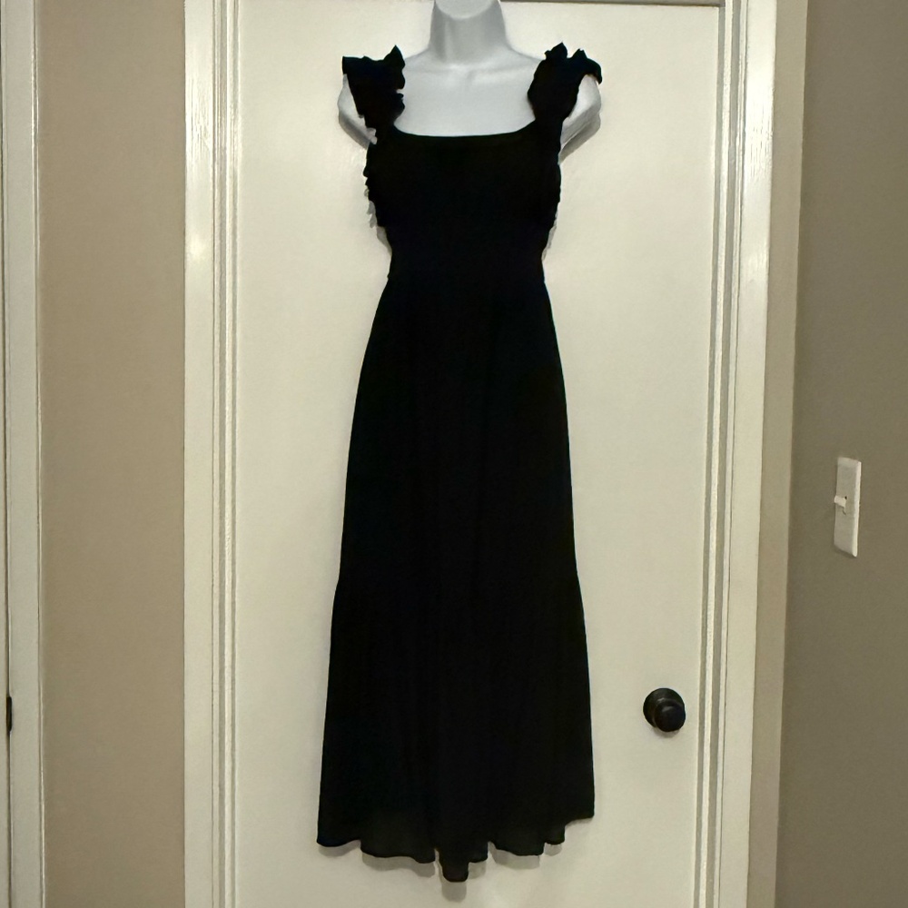 Abercrombie & Fitch Ruffle Strap  Maxi Dress